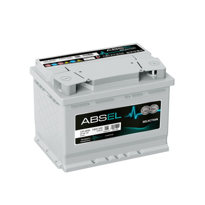 Аккумулятор ABSEL SELECTION 12V 60Ah 510A (242x175x190) DIN TYPE ОП