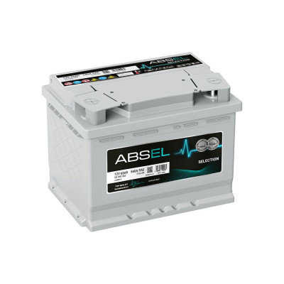 Аккумулятор ABSEL SELECTION 12V 60Ah 510A (242x175x190) DIN TYPE ПП
