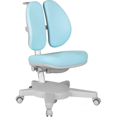 Кресло детское Cactus CS-CHR-3604BL голубой/серый