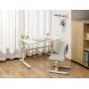 Стол детский Cactus CS-KD-LGY столешница МДФ светло-серый каркас 100x80x60см