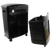 Шредер Cactus CS-SH-16-25-4X12 фрагмент, ур.секр. 4, DIN 66399, до 16 листов, корзина 25л. 