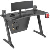 Стол компьютерный игровой Cactus CS-GTZ-BKSL-CARBON столешница МДФ карбон каркас серый