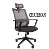Кресло CHAIRMAN 545 (Сетка/ткань серая) для руководителя Кресло CHAIRMAN 545 (Сетка/ткань серая) для руководителя