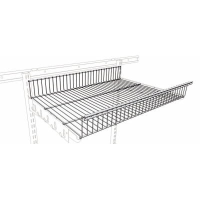 Корзина стационарная 85х603x440 мм белый TITAN-GS
