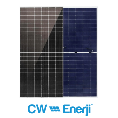 Солнечная батарея CW Enerji 600 Вт Double Glass монокристалл, двухсторонняя